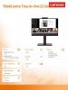 Lenovo Monitor komputerowy 21.5 cala ThinkCentre Tiny-in-One 22Gen5 WLED 12N8GAT1EU